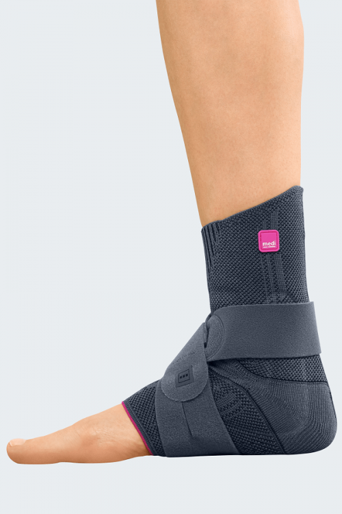 Medi Orthopaedics Levamed Active, Ankle Support Brace Grey Silver