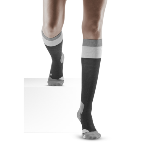 Medi CEP Light Merino 20-30 mmHg compression Knee High Men and Women Stonegrey/Grey