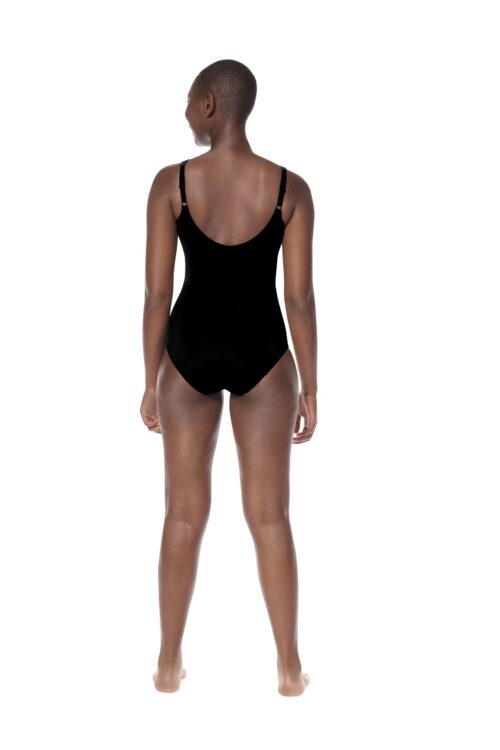 Amoena 71656 Manila Full Bodice Bathing Suit Black/White - Image 3