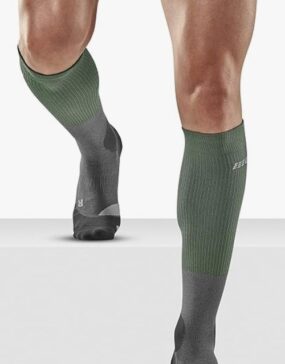 Medi CEP Merino Compression Sock Men and Women Green/LightGrey
