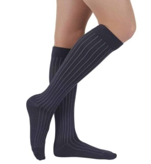 Medi Rejuva Freedom 20-30 mmHg Compression Socks Unisex Blue and Grey