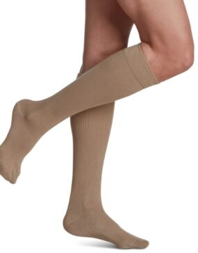 Sigvaris Casual Cotton 15-20 mmHg Compression Knee High, Mens and Womens