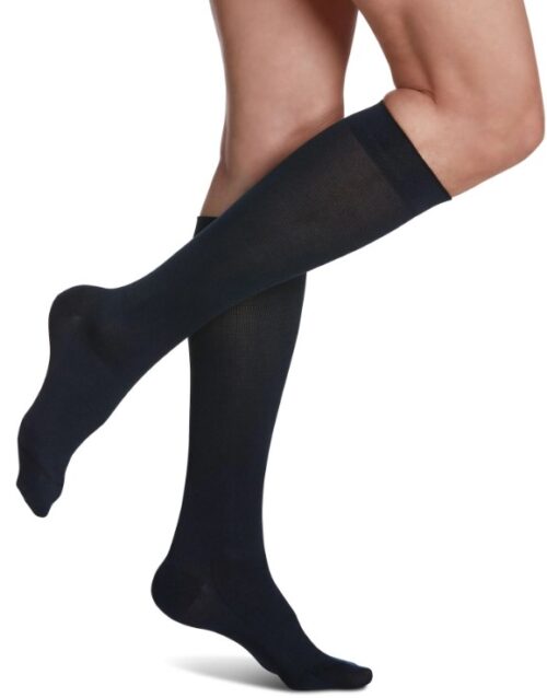 Sigvaris 15-20 mmHg Compression Sea Island Cotton Knee High For Men and Women