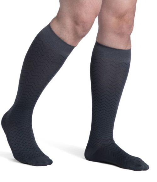 Sigvaris 832 Microfiber Patterns 20-30 mmHg Compression Knee High - Men 7 Pattern Choices - Image 7